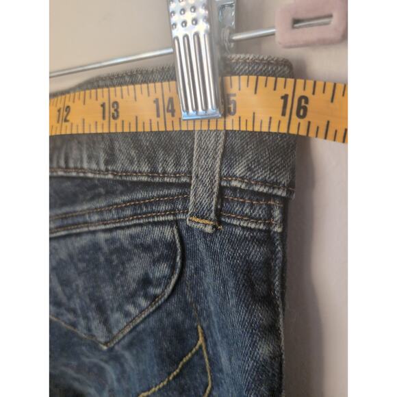 Fractal 9 90s vintage flare distressed denim flare jeans - Picture 3 of 6